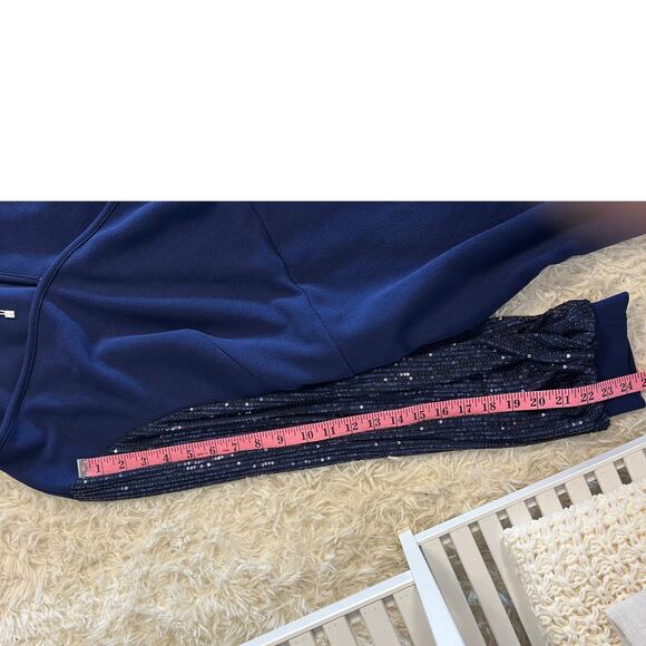 Emery Rose Women's Size 5XL Navy Sequin Sleeve Sheath Knee Length Dress #0421 - Picture 12 of 14